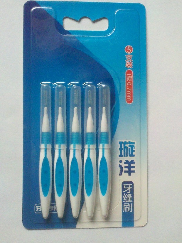 Заменяемая насадка-щетка Xuanyang для межзубных промежутков, чистки зубных протезов и ортодонтических устройств