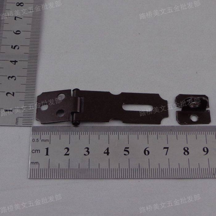 2-Inch Iron Box Latch / Small Catch / Hasp / Lock Catch / Concealed Box Latch / Padlock Hasp / Luggage Accessories / Factory Direct
