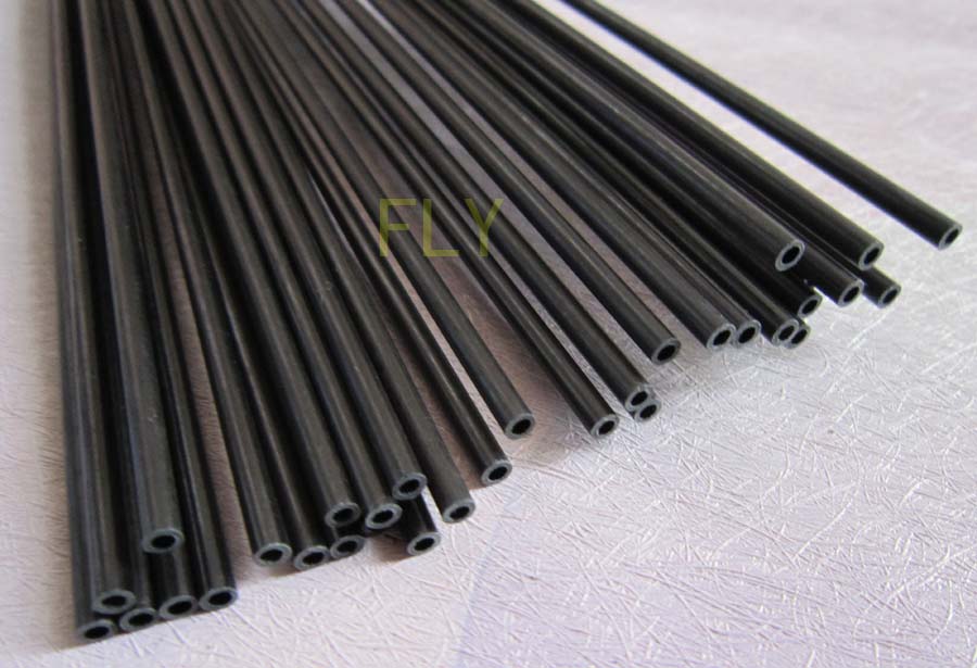 Углеродные трубки: 4x2/4x2.5/4x3 углеродные трубки / полые углеродные стержни / углеродные трубы / опорные стержни для моделей воздушных змеев