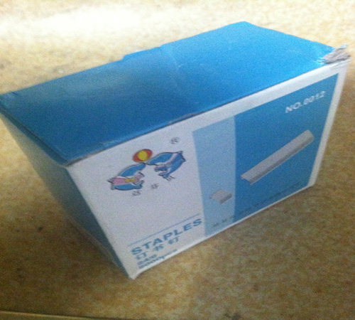 Скобы Dafen Beideli 24/6 №12 - универсальные стандартные скобы для электрических и пневматических степлеров, 5000 шт./коробка