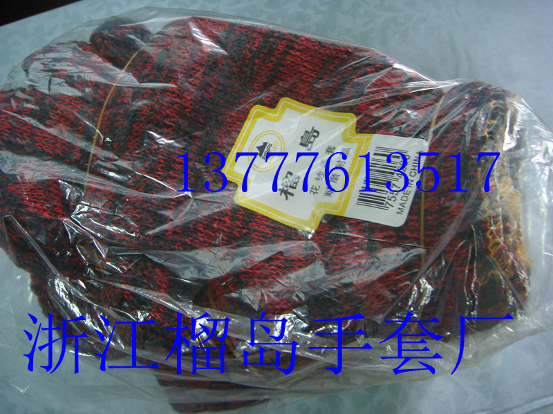 [Людао] Хит продаж 700 г перчатки из хлопковой пряжи с красной нитью для промышленной и сельскохозяйственной защиты, производитель