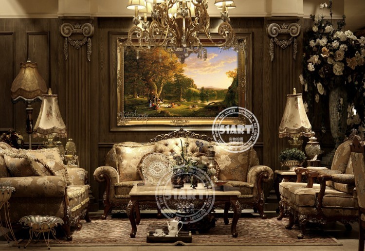 Пикник Вечеринка Классическая Европейская Пейзажная Масляная Картина Для Гостиной Над Софой Декор Для Столовой В Рамке С Толстой Масляной Текстурой