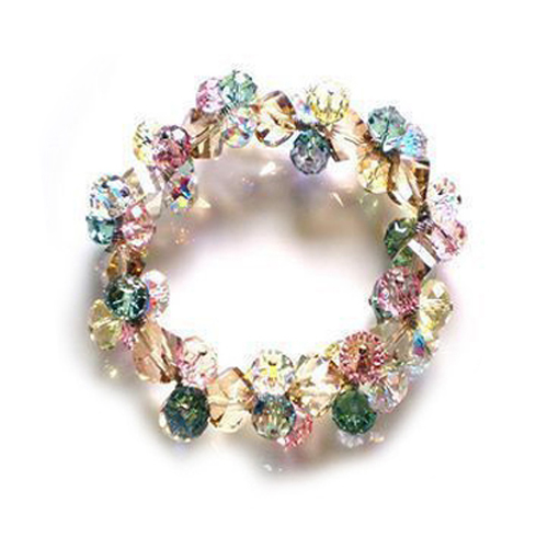 Браслет Shijia из австрийского кристалла женский разноцветный оригинальный лесной стиль с нанизанными бусинами