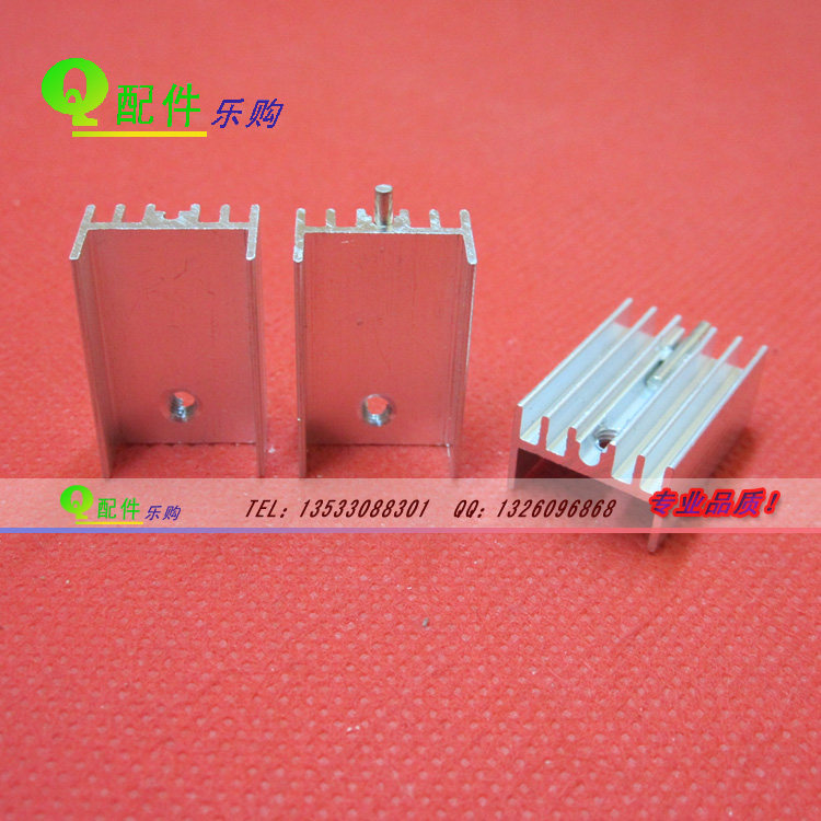 Радиатор LM7812L 15*10*16/20/22/25/30/35/40мм TO-220 с ножками