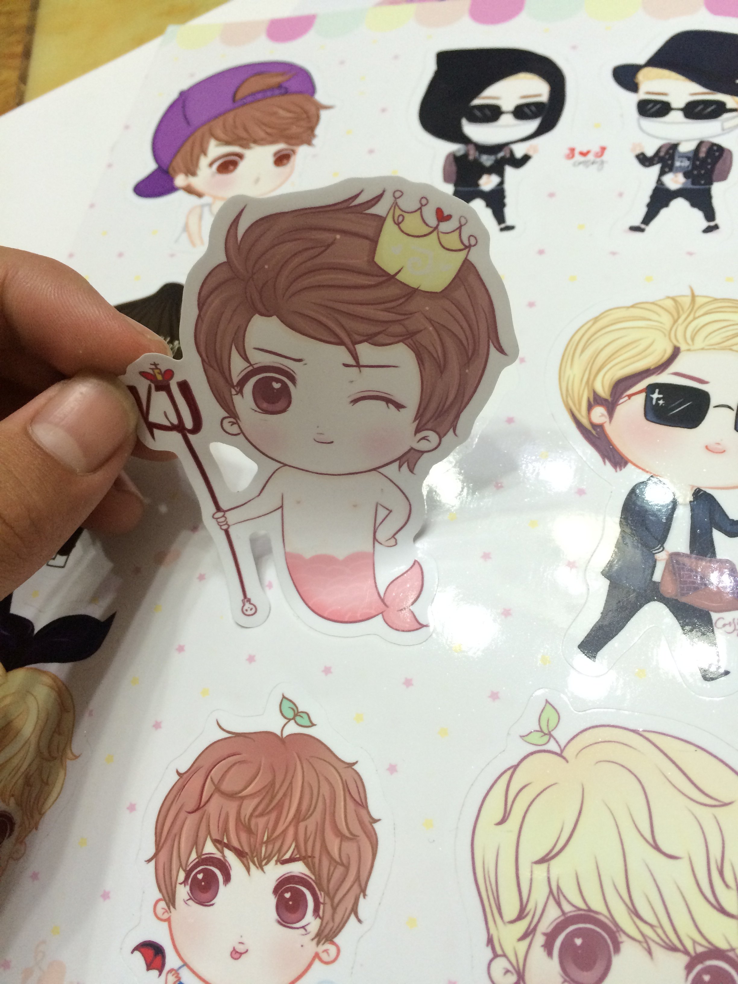 High-Definition Custom Transparent PVC, Washi Paper, Sulfuric Paper Adhesive Stickers DIY Sticker Pack for Journals and Support