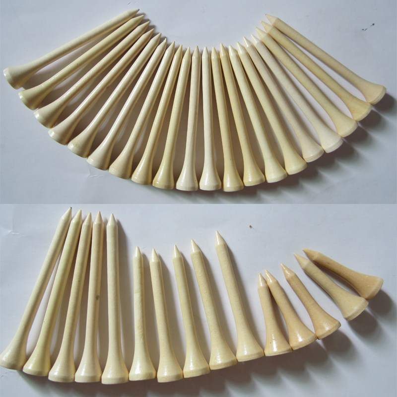 Оптовая продажа гольф-ти, гольф-гвоздей, бамбуковых и деревянных ти, рассыпные натурального дерева