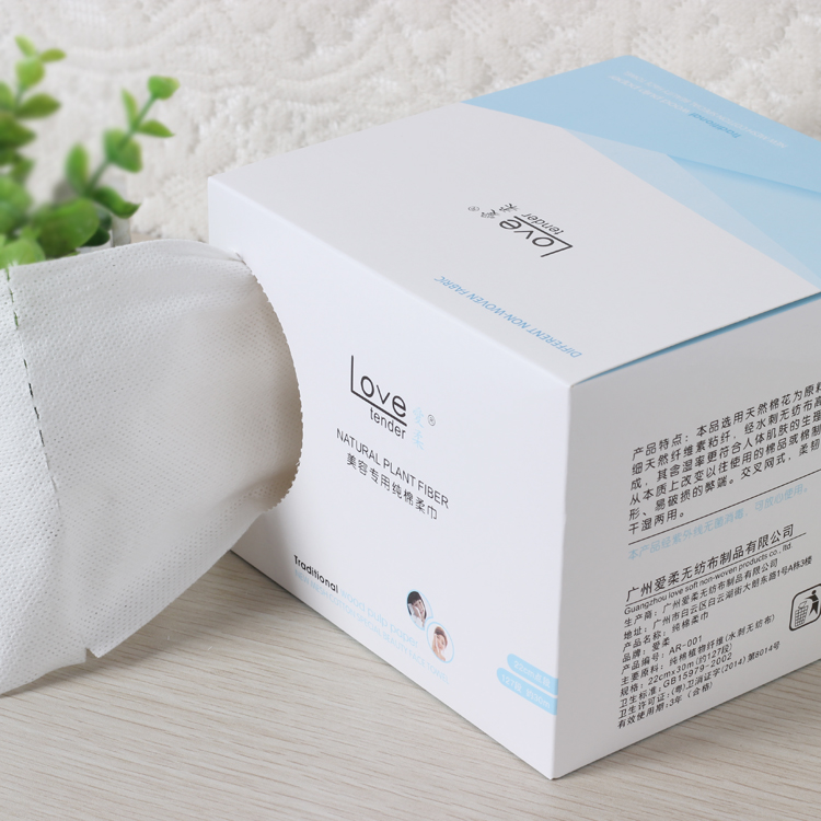 Одноразовые полотенца для лица Airou для женщин, хлопковые салфетки для очищения лица, специализированные косметические полотенца из спанбонда