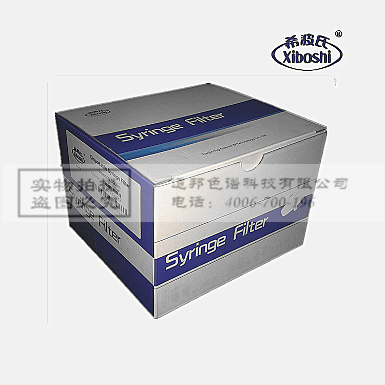 TPT2520/2545 Гидрофобный органический PTFE фильтр Xiboshi 25мм 0.20/0.45 мкм