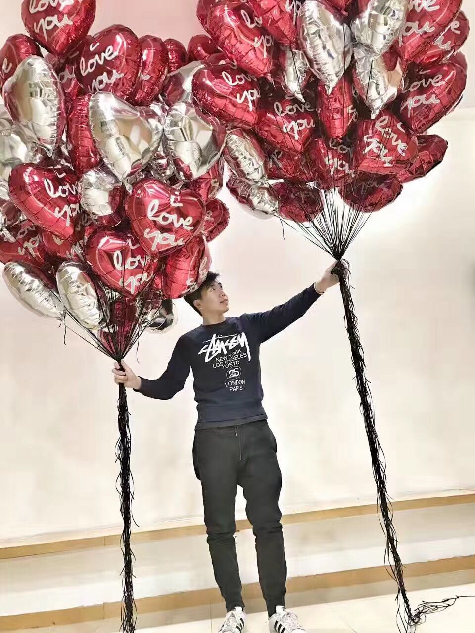 Декоративные принадлежности для свадебного зала, ленты для шаров, верёвки для завязывания, 500 ярдов декоративной тиснёной ленты