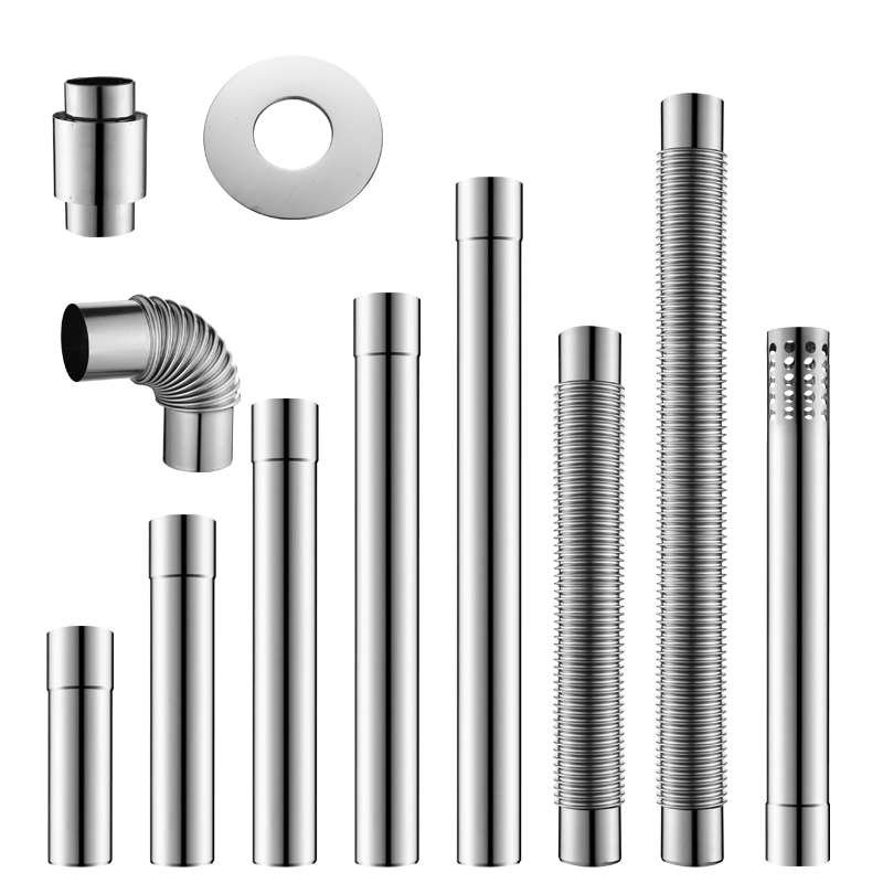 Колено дымохода из нержавеющей стали 6 см для газового водонагревателя | Аксессуары для газового водонагревателя