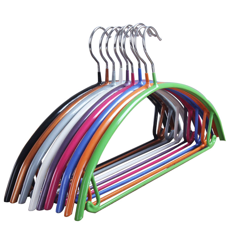 Домашняя вешалка с пластиковой покрытием противоскользящая, из нержавеющей стали, без следов, с поддержкой плеч, для взрослых, опт