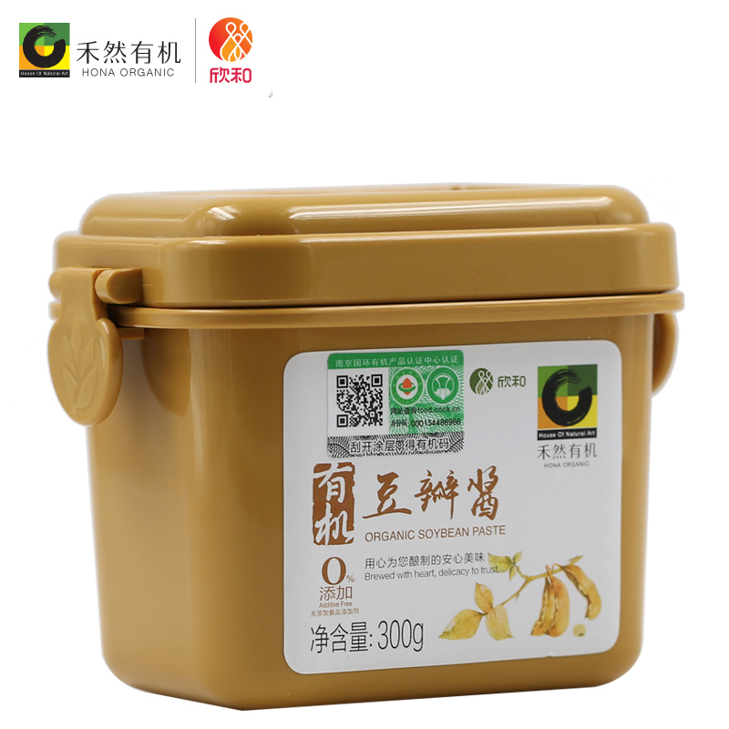 Органический соус из ферментированных бобов Шаньдун Хэ Жань 300 г / соевый соус для тушения мяса и овощей