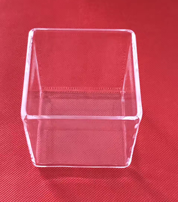 Настраиваемая стеклянная посуда Новый винтовой трубка Ляньюньгань кварцевый лоток стакан тигель прямоугольный бак колба трубка сгорания