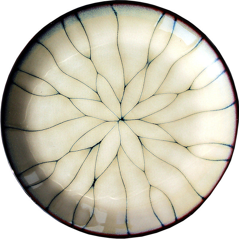 Японская высококлассная керамическая тарелка с глазурью печного обжига для суши, посуда для японской кухни, тарелка для подачи, тарелка для димсама, для ресторанов