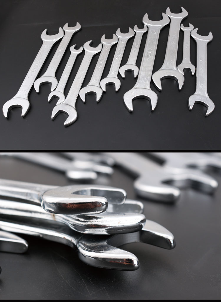 Разводной ключ, рожковый ключ, двусторонний ключ 8-10-12-14-17-19-22-24-27-30-32*