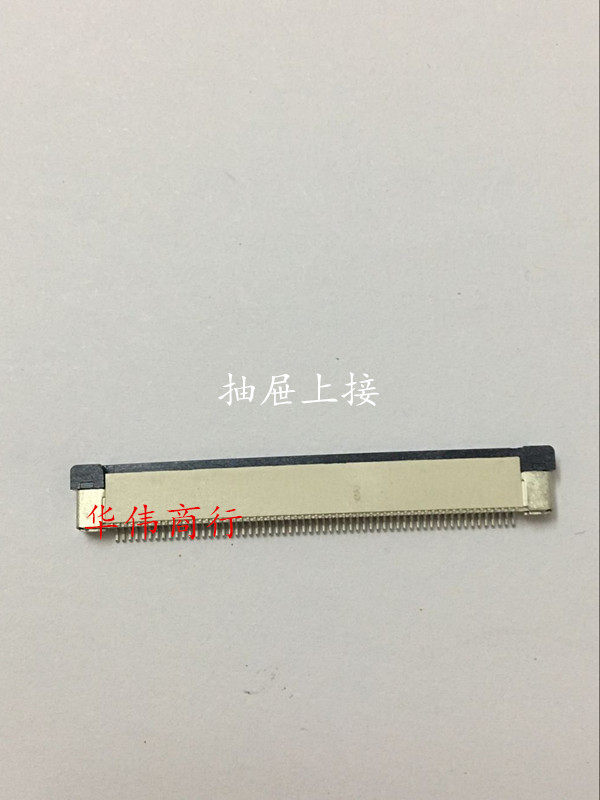 Разъем FPC с шагом 0.5MM для 40p/45p/50pin/54p/60p с откидной крышкой, нижним и верхним контактами