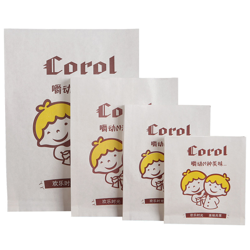 Жиростойкие бумажные пакеты для куриных котлет, коробки для картофеля фри, пакеты для куриных полосок, одноразовые пакеты для еды с кастомизацией упаковки жареной курицы