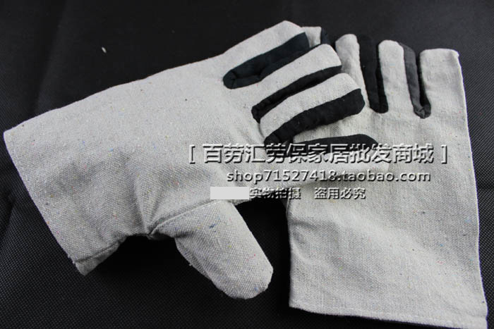 40 пар с бесплатной доставкой однослойные хлопчатобумажные перчатки защитные рабочие перчатки для сварки и работы с станками