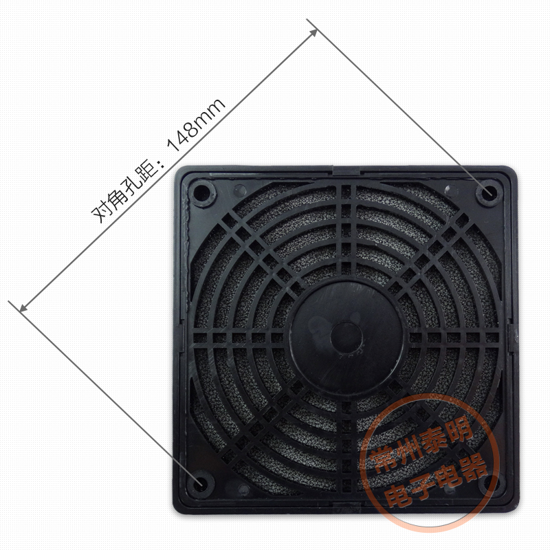 Маленький осевой вентилятор охлаждения пластиковая пылезащитная защитная сетка 80 90 110 120 150 170 мм