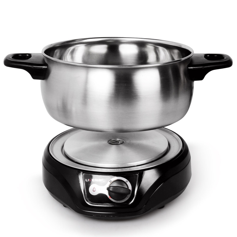 Многофункциональная электрическая плита Liren DHG-180F, компактная, разборная, из нержавеющей стали, мини