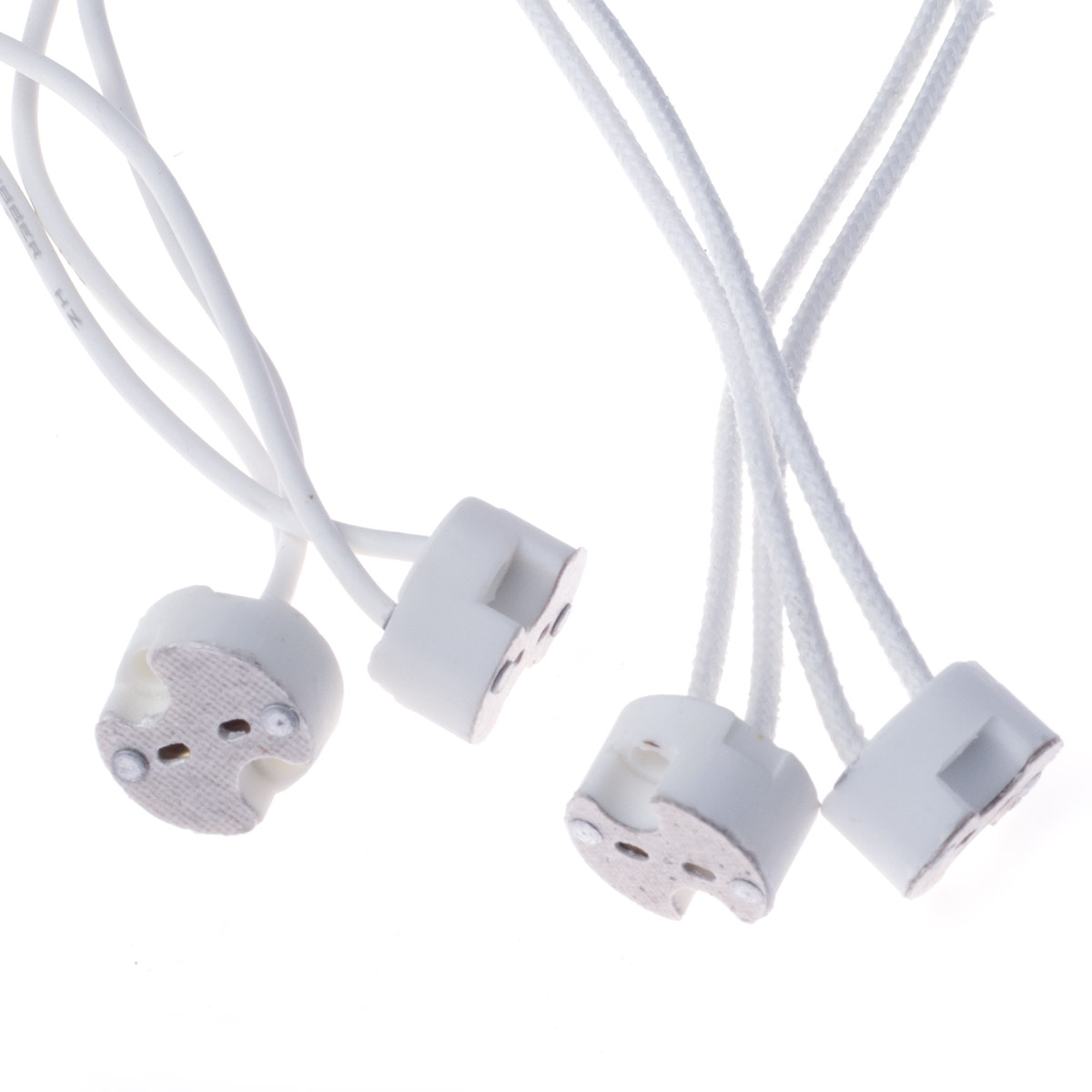 Патрон G5.3 MR16 лампочка, держатель лампы, штекер GU5.3, утолщенный высокотемпературный силиконовый провод 0.75