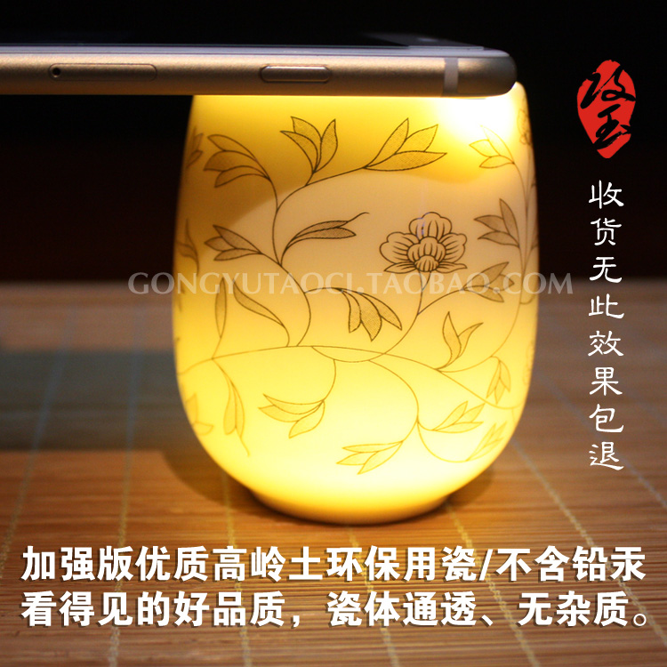 Набор керамической посуды из Цзиндэчжэня с бамбуковой подставкой, современный минималистичный набор кунг-фу для дома с чайником и 6 чашками