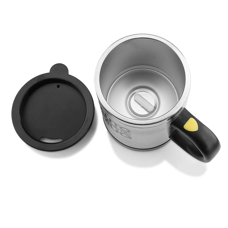 Автоматическая мешалка из нержавеющей стали с магнитом Креативная чашка для ленивых для кофе и молока с электромагнитным мешанием