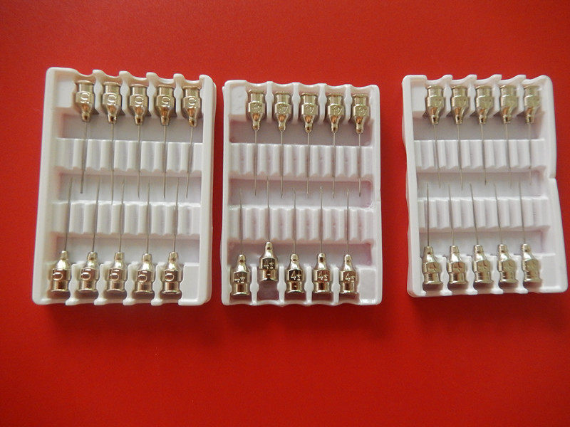 Бесплатная доставка стальных ветеринарных игл для шприцев размеров 4#, 5#, 6#, 7#, 8#, 9#, 10#, 12#, 16#, 20#