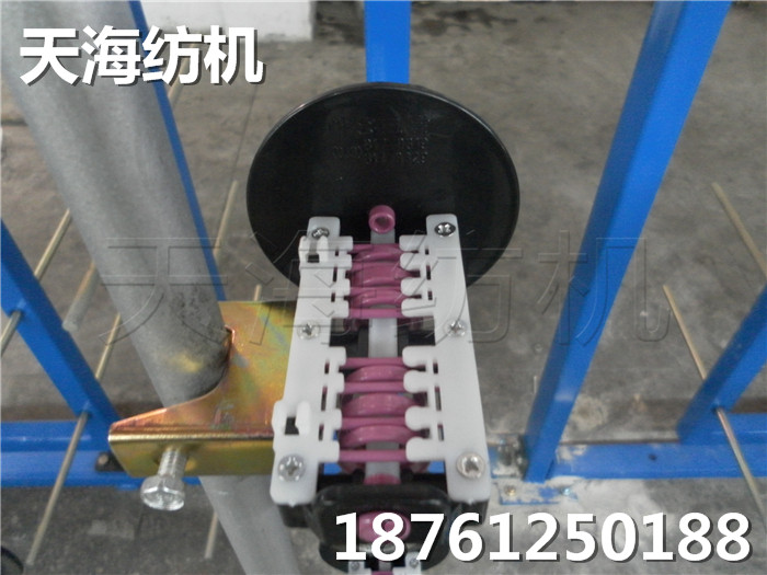 Прямые продажи от производителя натяжителя с шестью кольцами для длинных нитей с прецизионно шлифованным оксидом алюминия 99 керамического волокна для полиэфирных блестящих нитей с подвесным кольцом