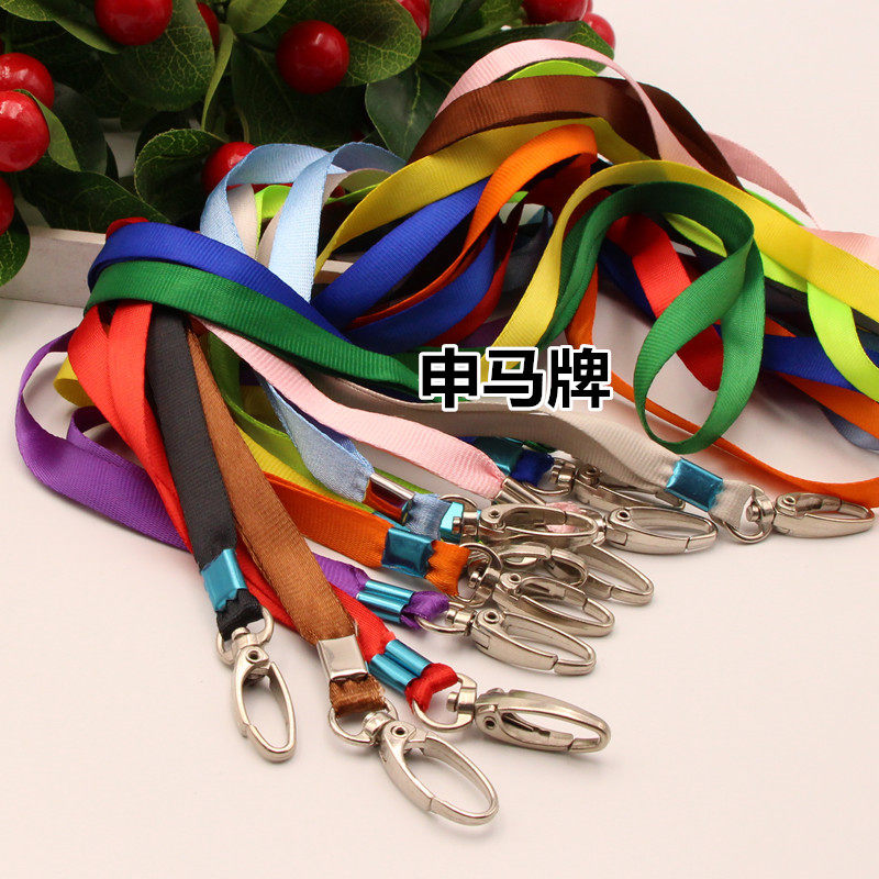 Work Badge Holder Lanyard, ID Card Lanyard with Olive Buckle, Exhibition Lanyard, 1cm Wide