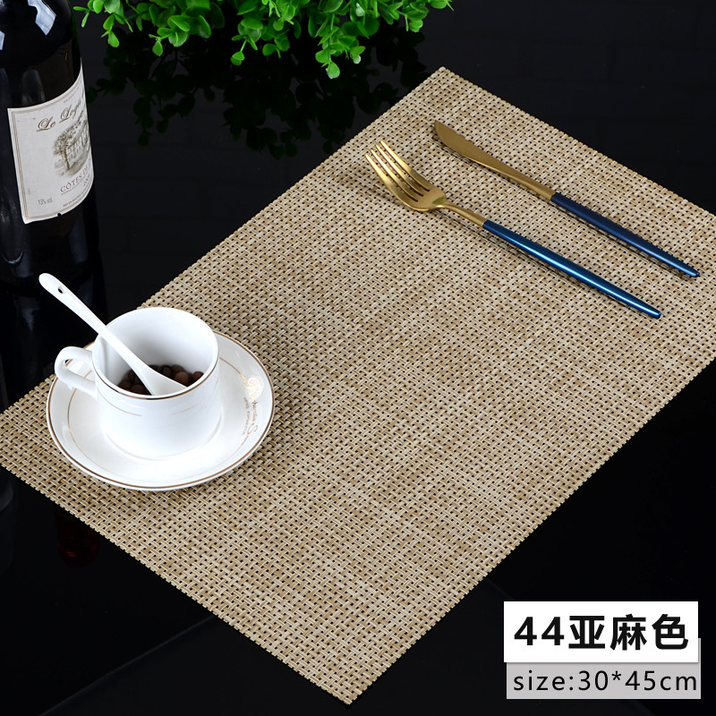 Гостиничная подставка под тарелку из ПВХ с противоскользящим и теплоизоляционным покрытием, европейский стиль, подставка для стола, чайная фильтрационная подложка