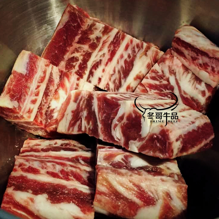 Австралийские импортные заранее нарезанные говяжьи ребра свежие замороженные грудинка для тушеной говядины и барбекю, детское свежее мясо