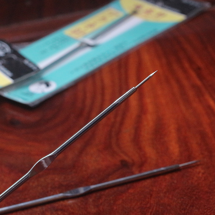 Игла от черных точек / игла для акне / игла для выдавливания прыщей Beijin B-912 из нержавеющей стали с плоской средней частью для удобного захвата