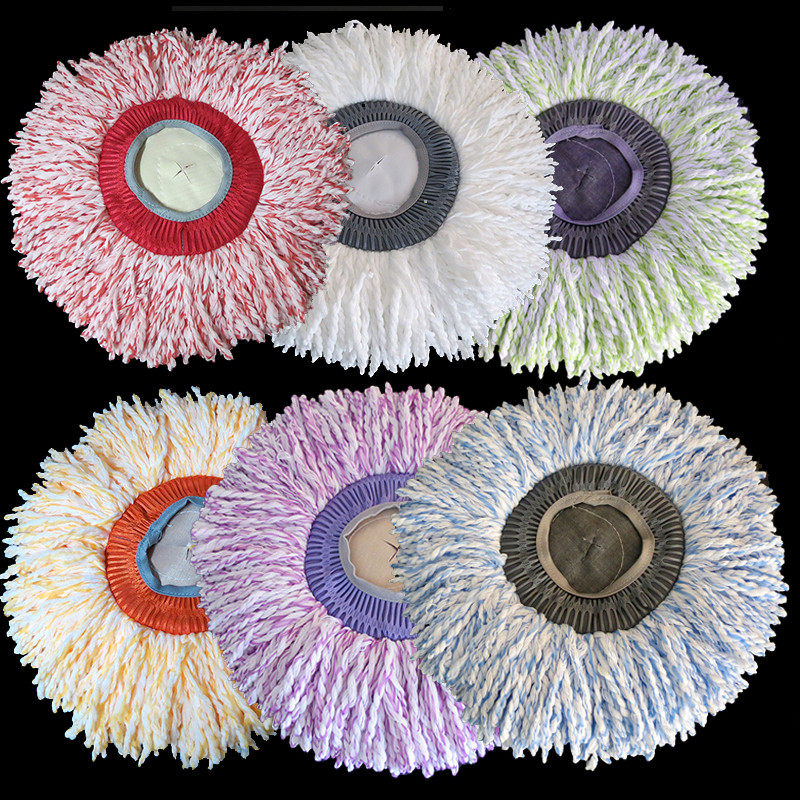 Утолщённая Насадка для Швабры с Вращающейся Тканью, Универсальная, для Мытья Машин, Прочная Хлопковая Насадка без Выпадения Волокон