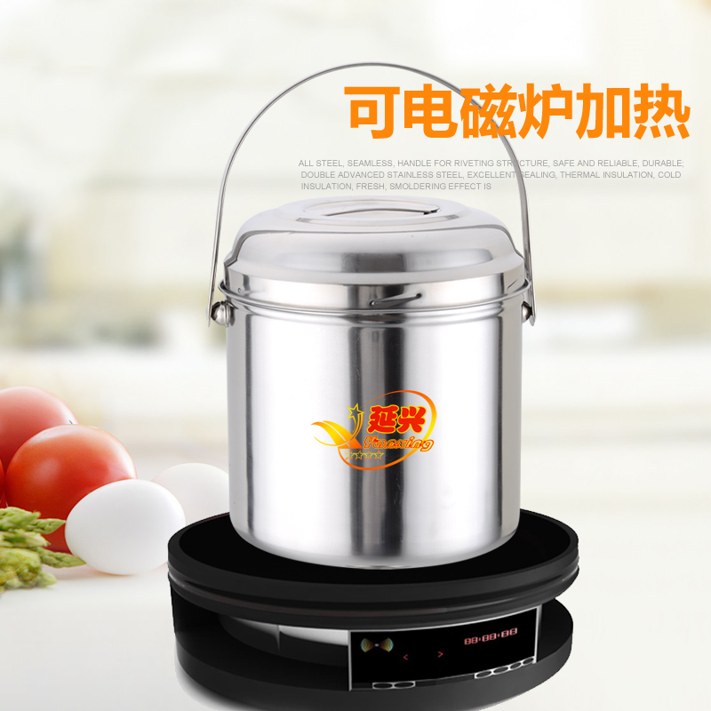 Многоярусный портативный ланчбокс из нержавеющей стали для завтрака и пикника, подходит для студентов, с возможностью разогрева на индукционной плите