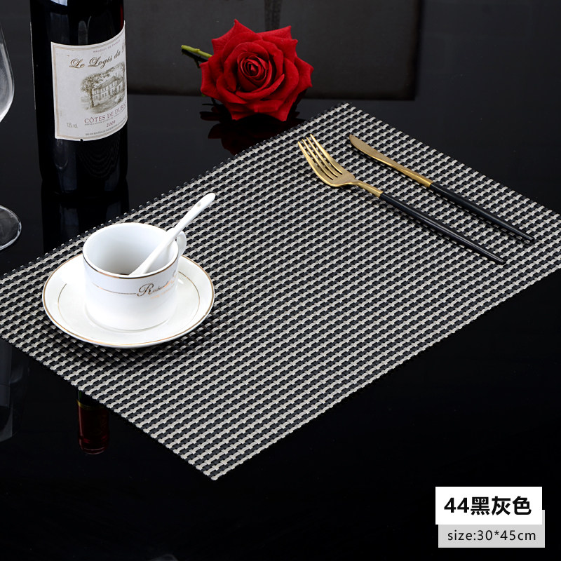 Гостиничная подставка под тарелку из ПВХ с противоскользящим и теплоизоляционным покрытием, европейский стиль, подставка для стола, чайная фильтрационная подложка