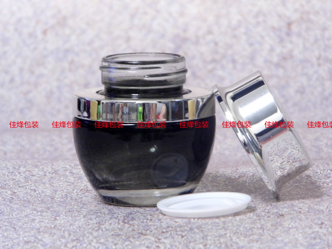 Оптовая продажа маленьких черных баночек для кремов и лосьонов, высококачественная упаковка для салонов красоты