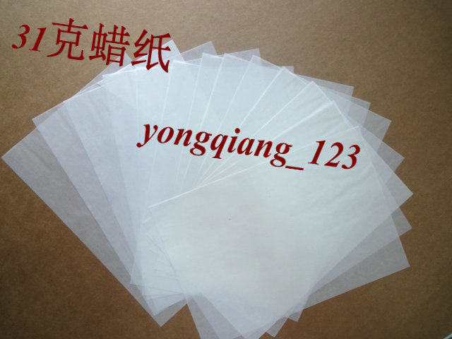75*100CM Wholesale 22g/31g/45g/80g Waxed Paper/Oiled Wax Paper/Translucent Paper/Packaging Paper