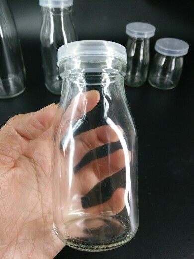 100, 200, 250 мл, 500 мл свинцовая-free стеклянные бутылки для свежего молока и йогурта, специальные бутылки для молочных баров