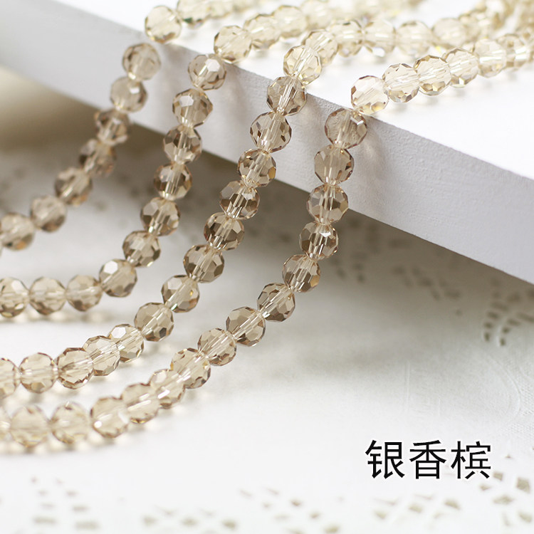 4мм плоские бусины для рукоделия DIY, кристаллы, стеклянные абакус и колёсные бусины, большие бусины для кисточек и аксессуаров