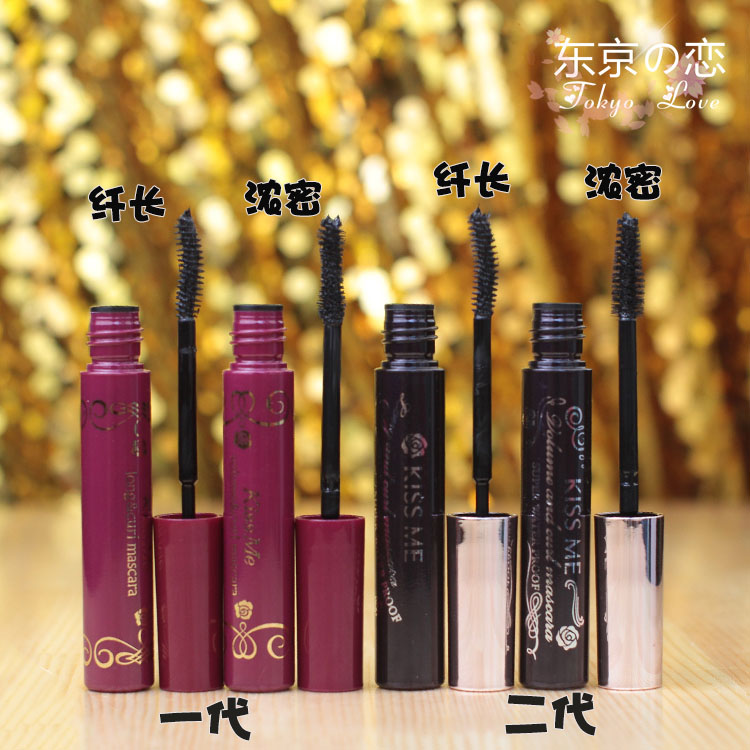 Тушь для ресниц Kissme удлиняющая и подкручивающая, водостойкая, стойкая против смазывания