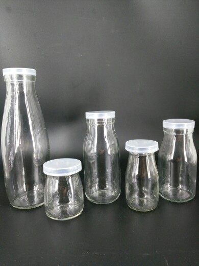 100, 200, 250 мл, 500 мл свинцовая-free стеклянные бутылки для свежего молока и йогурта, специальные бутылки для молочных баров