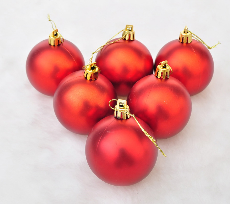 Рождественский шар 10см, украшение для елки, электроплазменный зеркальный цветной шар