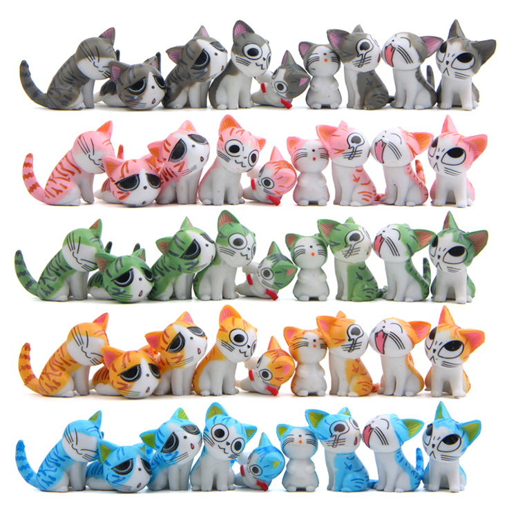 Цветная мультяшная телефонная цепочка Сяо Ци с кулоном в виде сыра и кота, набор с пылезащитной заглушкой, игрушка-украшение