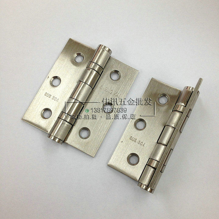 Петля ZHENGKAI из нержавеющей стали 304, 3X2.5X2.5 дюйма, утолщённая, комплект из 2 штук