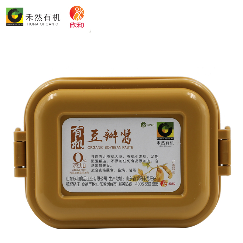 Органический соус из ферментированных бобов Шаньдун Хэ Жань 300 г / соевый соус для тушения мяса и овощей