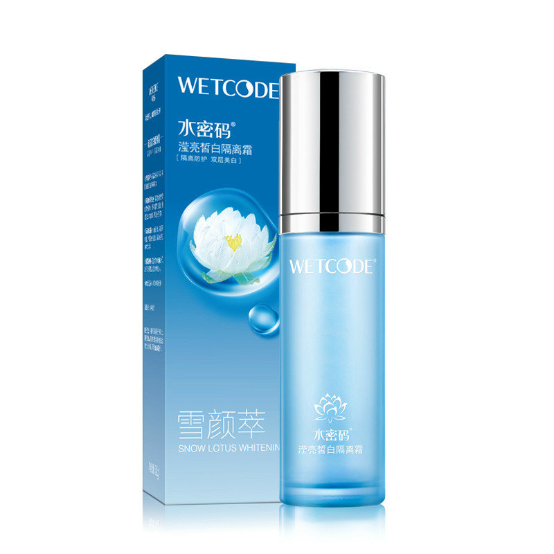 Крем-изоляция Water Code Snow Bright Essence с отбеливанием и защитой от солнца, увлажняющий, осветляющий тон кожи, официальный магазин