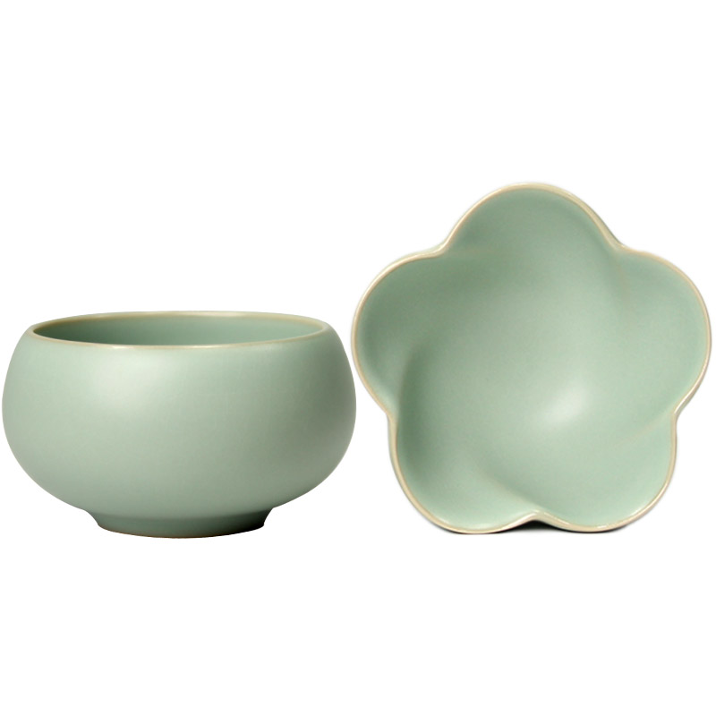 Чашка для дегустации чая Тяньцинь жулановая печь | Высококачественная оригинальная треснувшая чашка для кунг-фу чая из жу-порцеляны