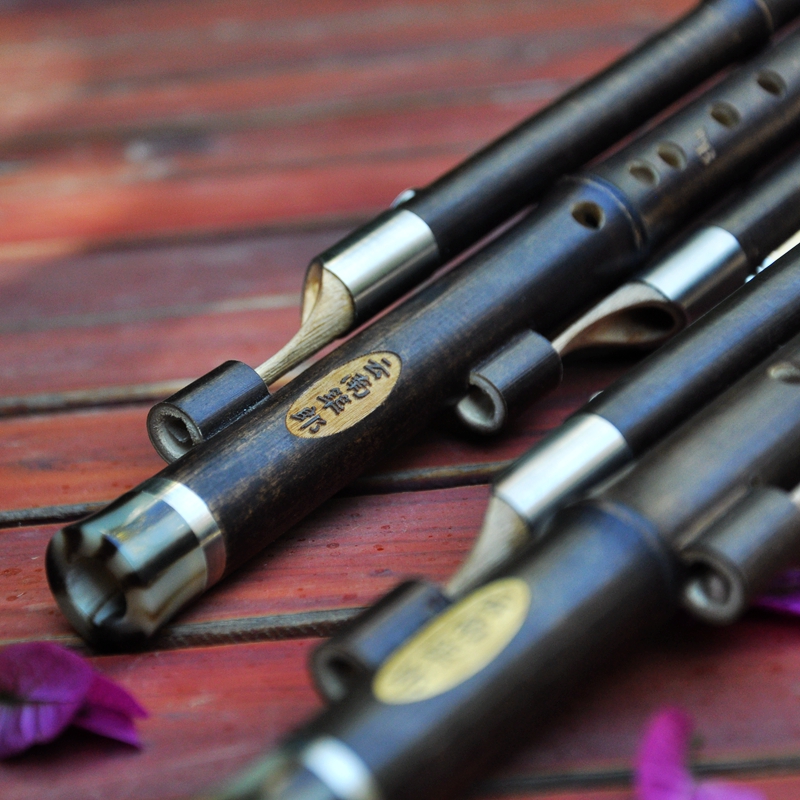 Музыкальный инструмент Хулуси для начинающих, модель для исполнения, из фиолетового бамбука, трехтоновый Хулуси в ключах C, Bb, F, G, Биларанг