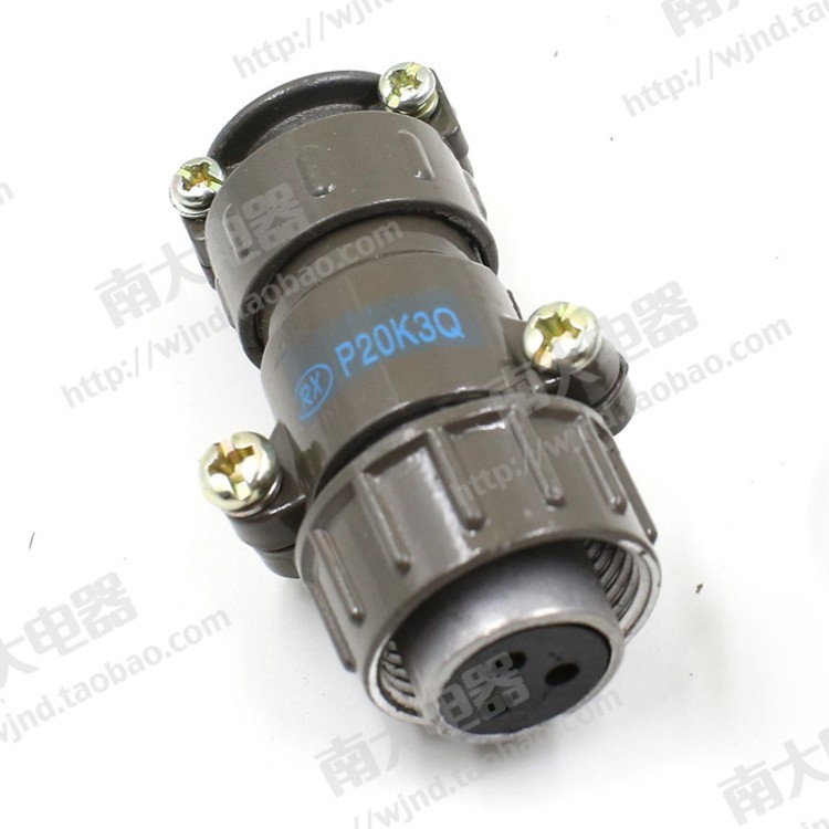 Авиационный штекерный разъем P20K3Q P20K6Q P20K9Q P20 2-контактный 3-контактный 4-контактный 5-контактный 7-контактный